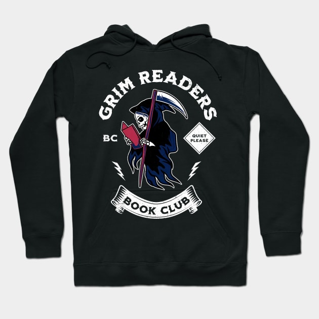 Grim Readers Book Club Hoodie by Three Meat Curry